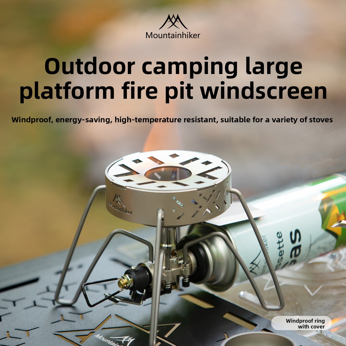 Kitchen Appliances Gas Stove - MOUNTAINHIKER New Windproof Ring Outdoor Cassette