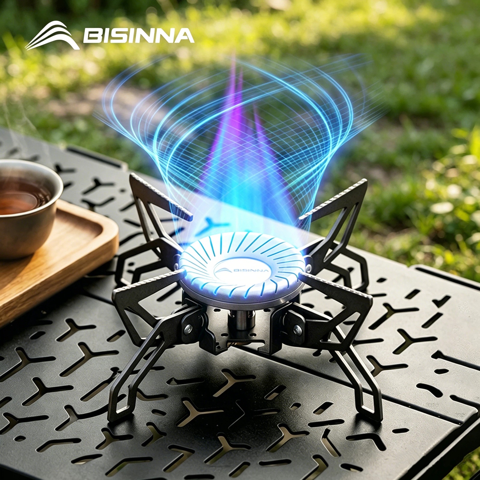 Kitchen Appliances Gas Stove - BISINNA Camping Stove 4000W High Power