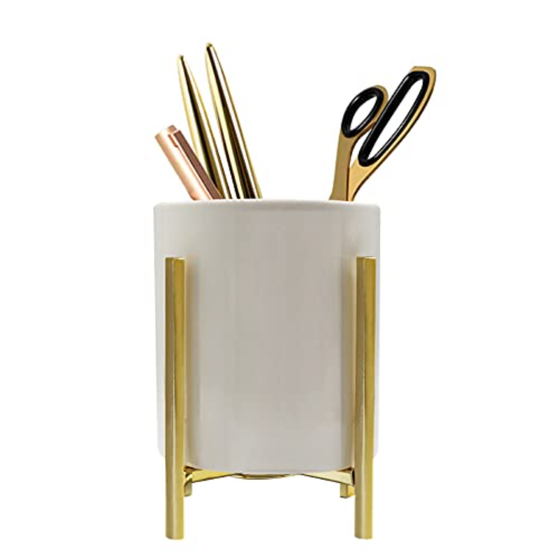 Gold Pencil Cup Sturdy Pencil  – Kitchen Appliances List Bewertung und Preis