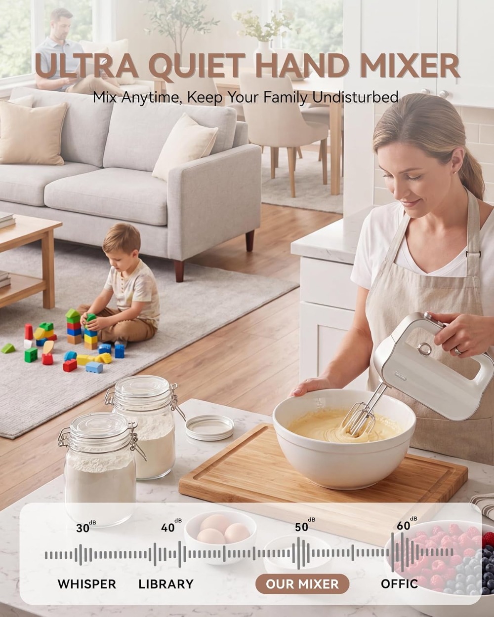 4-in-1 Electric Hand Mixer wit – Hand Mixer Electric Bewertung und Preis