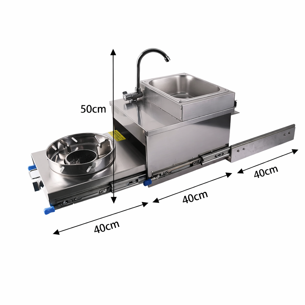 RV Pull-out Gas Stove With Sin – Kitchen Appliances Gas Stove Bewertung und Preis