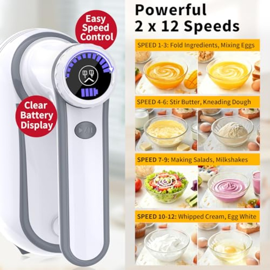 Cordless Electric Hand Mixer 1 – Hand Mixer Electric Bewertung und Preis