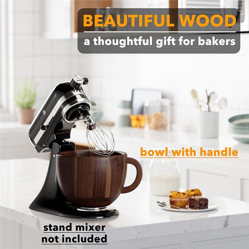 ABWM-Wooden Bowl Mixer For Kit – Kitchen Appliances Kitchenaid Bewertung und Preis