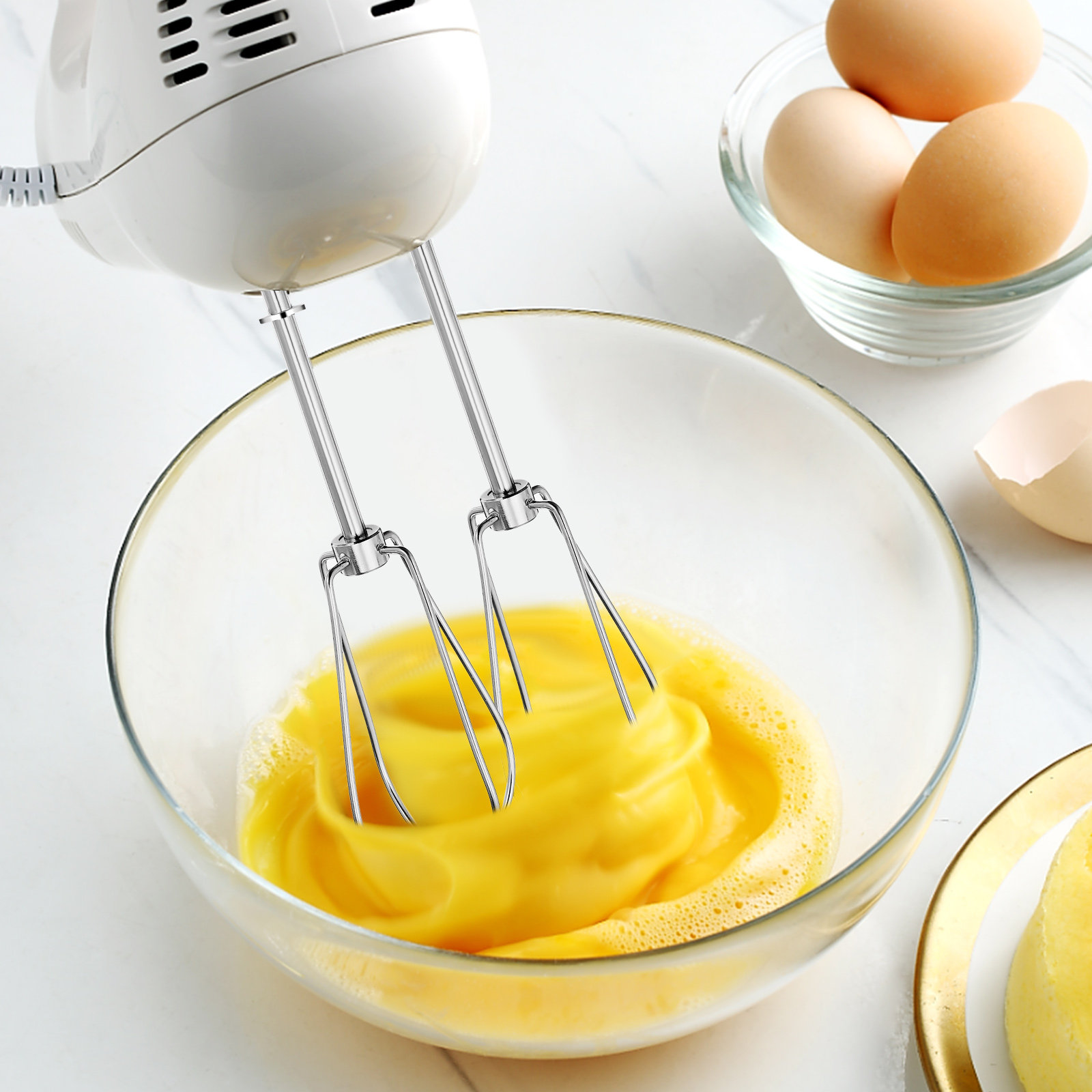 2 Pcs Whisk Electric Mixer Par – Hand Mixer Electric Bewertung und Preis