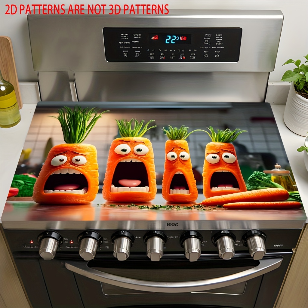 1pc Cute Carrot & Funny faces  – Kitchen Appliances Gas Stove Bewertung und Preis