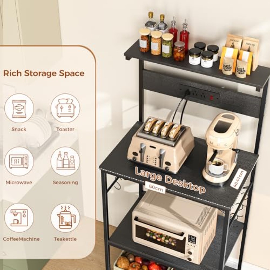 Kitchen bakers rack with power – Kitchen Appliances Outlet Bewertung und Preis