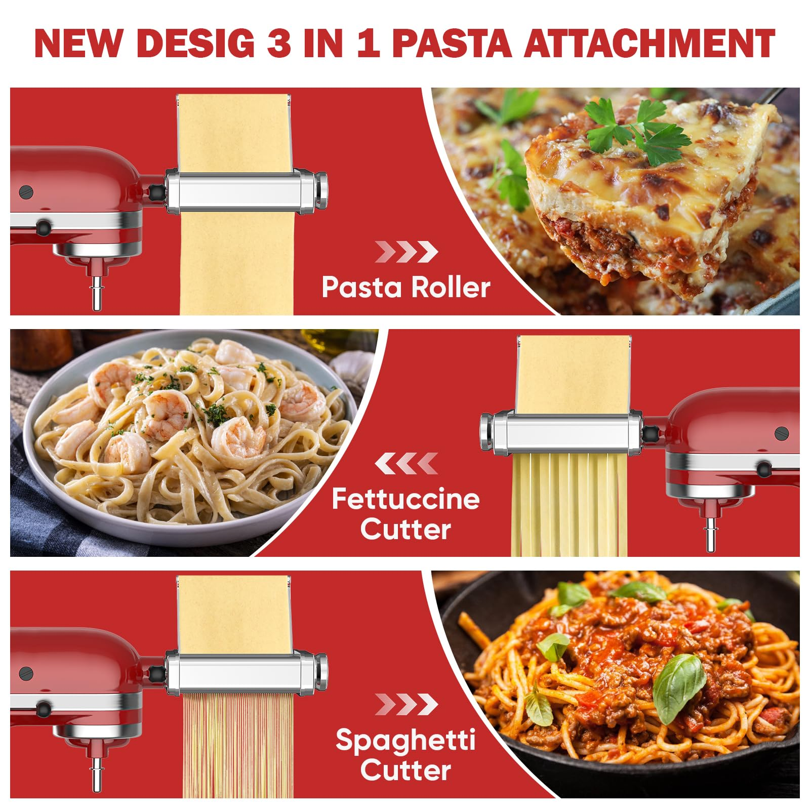 Gvode 3 in 1 Pasta Attachment  – Kitchen Appliances Kitchenaid Bewertung und Preis