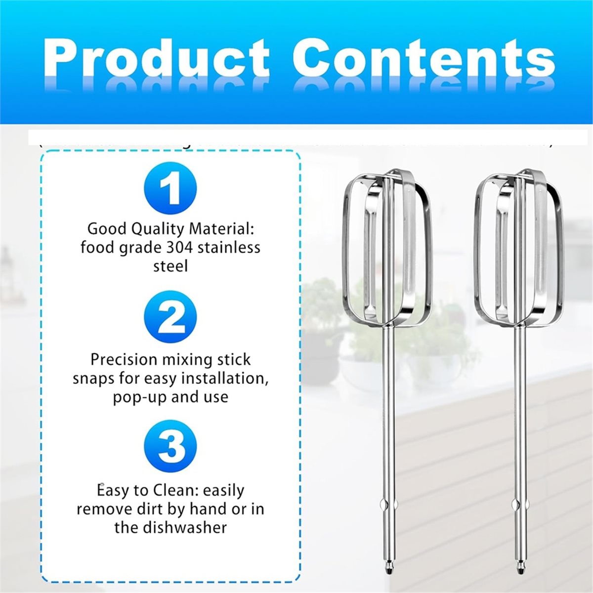 2pcs Hand Mixer Beaters Attach – Hand Mixer Electric Bewertung und Preis