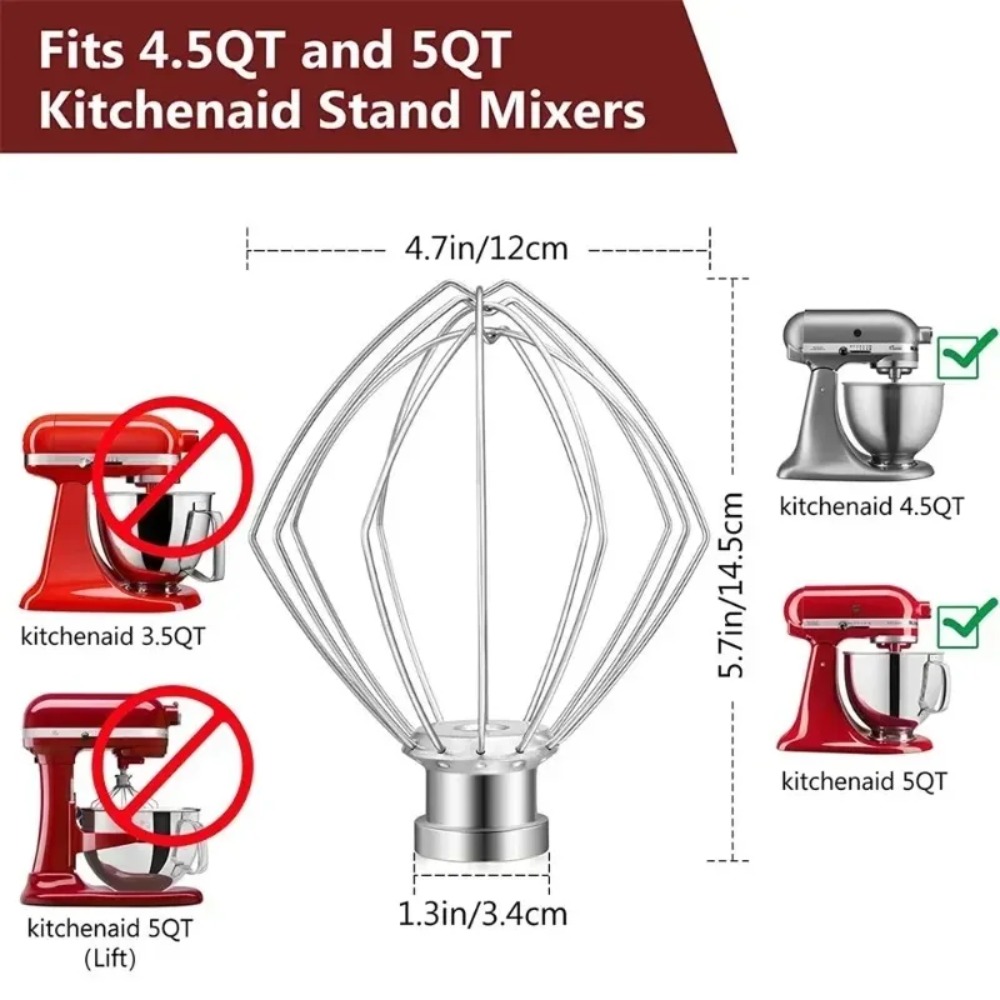 6 Wire Steel Whisk Whip for Ki – Kitchen Appliances Kitchenaid Bewertung und Preis
